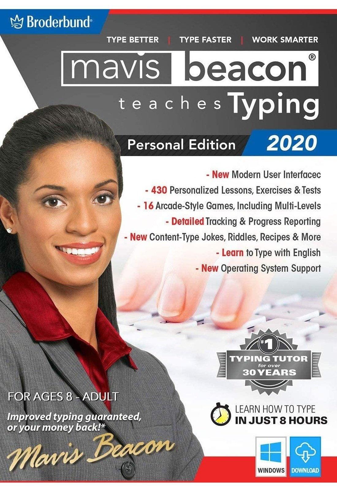 Mavis Beacon Teaches Typing 2020 for Windows - Instant Download for Windows (1 Computer) - SoftwareCW - Authorized Reseller