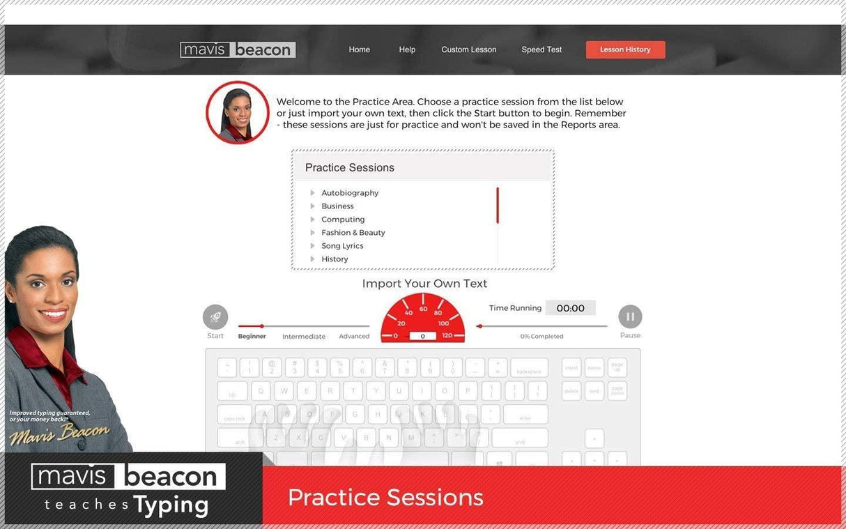 Mavis Beacon Teaches Typing 2020 for Windows - Instant Download for Windows (1 Computer) - SoftwareCW - Authorized Reseller