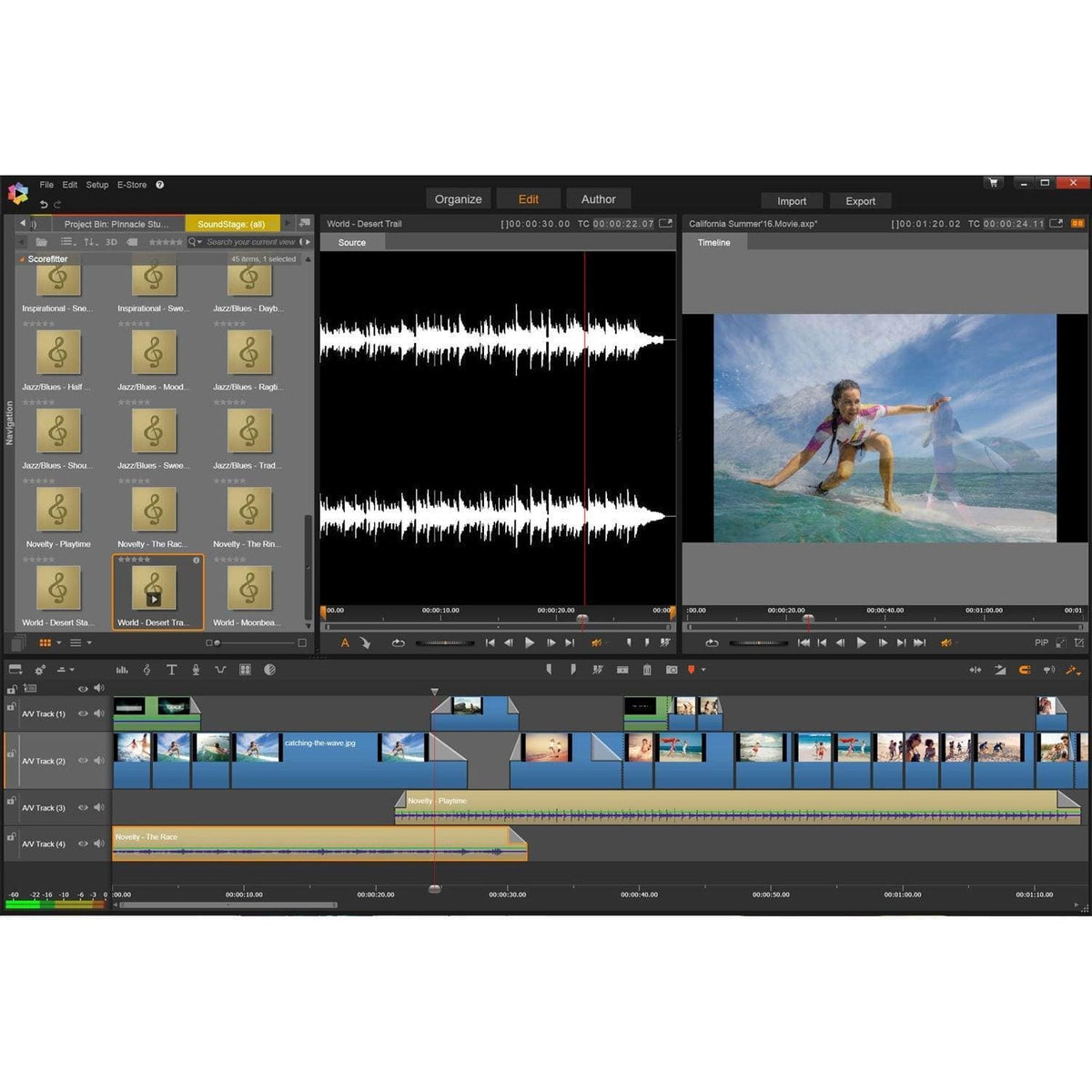 Pinnacle Editing Pinnacle Studio 20 Standard Video Editing Software - Instant Download