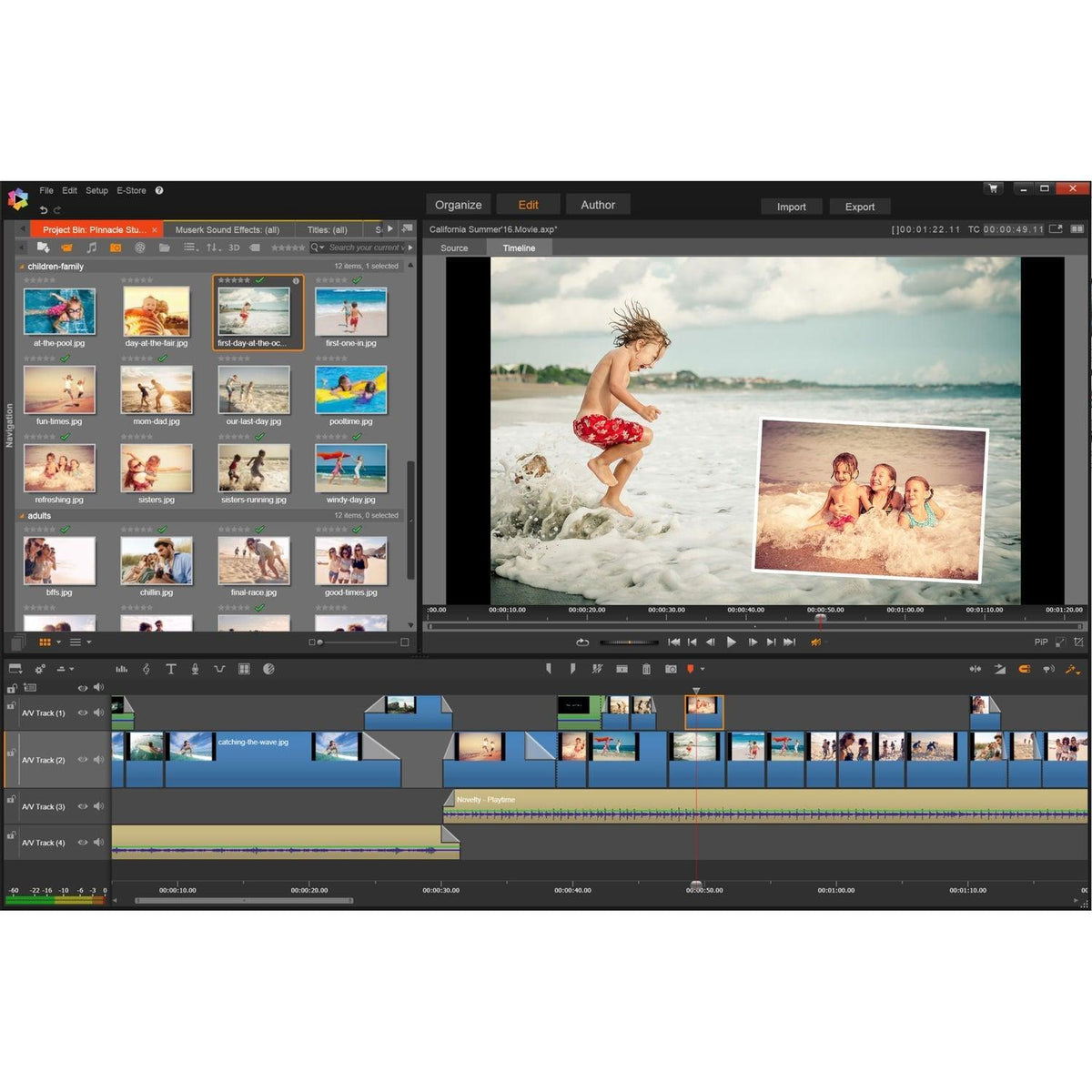 Pinnacle Editing Pinnacle Studio 20 Standard Video Editing Software - Instant Download