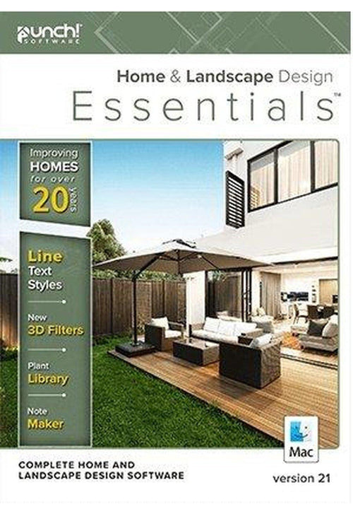 Punch! Home & Landscape Design Essentials v21 - Instant Download for Mac