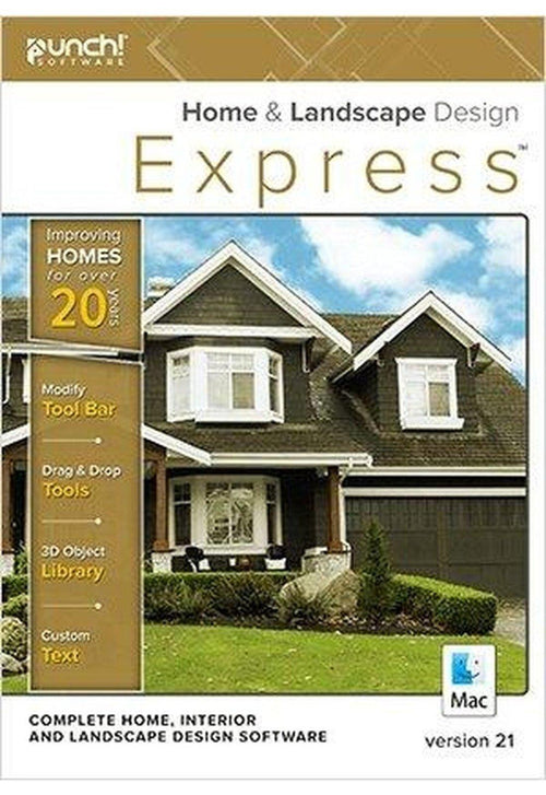 Punch! Home & Landscape Design Express v21 - Instant Download for Mac