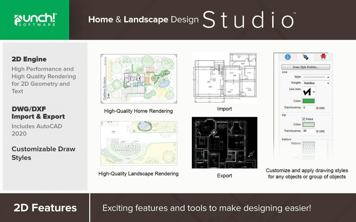 Punch! Home & Landscape Design Studio v22 - Instant Download for Windows (1 Computer) - SoftwareCW - Authorized Reseller