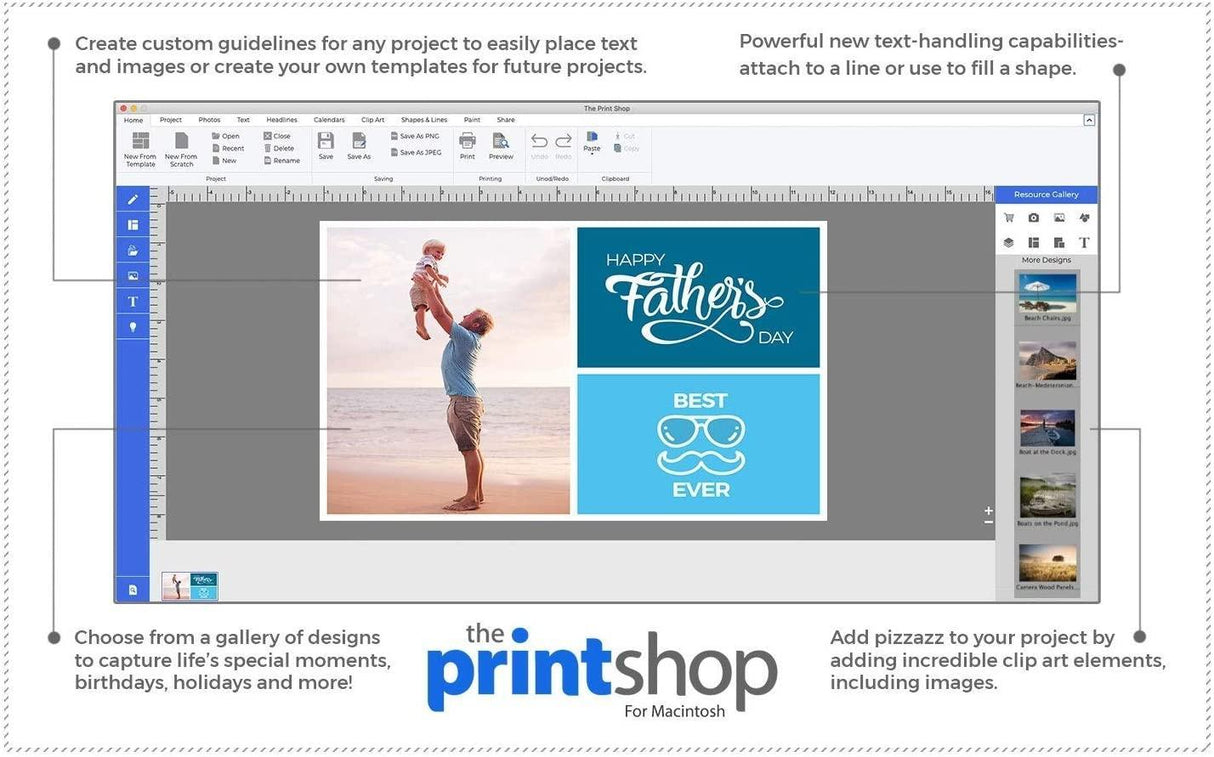 The Print Shop for Mac - Instant Download for Mac (1 Computer) - SoftwareCW - Authorized Reseller