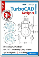 TurboCAD Designer 2023 - Instant Download for Windows (1 Computer) - SoftwareCW - Authorized Reseller