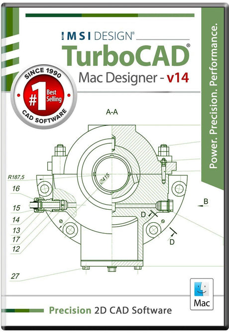 TurboCAD Mac Designer 2D v14 - Instant Download for Mac (1 Computer) - SoftwareCW - Authorized Reseller