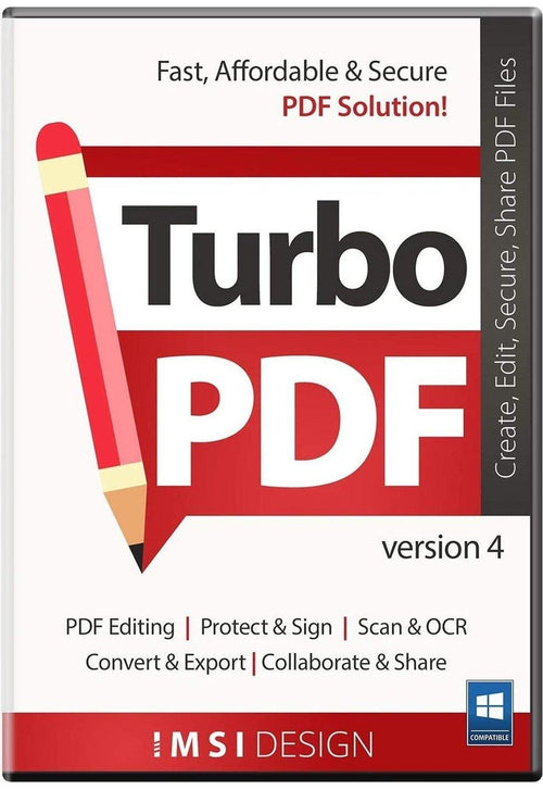 TurboPDF v4 - Instant Download for Windows