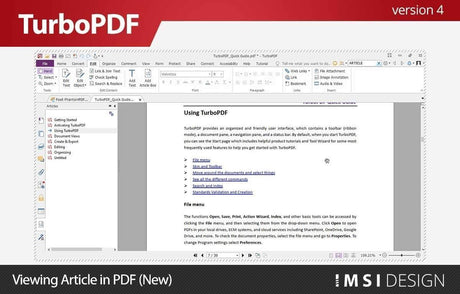 TurboPDF v4 - Instant Download for Windows (1 Computer) - SoftwareCW - Authorized Reseller